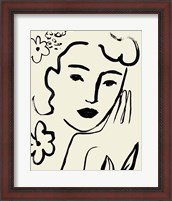 Framed Matisse's Muse Portrait II