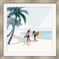 Framed Palm Tree Paradise II