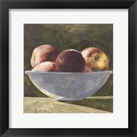 Framed Bowl of Peaches II