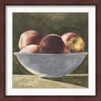 Framed Bowl of Peaches II