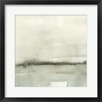 Framed 'Winter Reflections III' border=