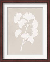 Framed Ginkgo Branch I