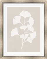 Framed Ginkgo Branch II