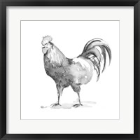 Framed Barn Fowl I