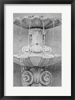 Framed Black & White Fountains II