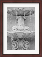 Framed Black & White Fountains II