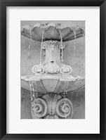 Framed Black & White Fountains II