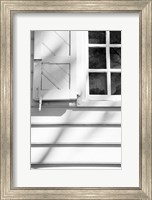 Framed Black & White Windows & Shadows I