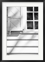 Framed Black & White Windows & Shadows I