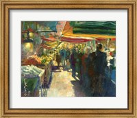 Framed Market Scene I