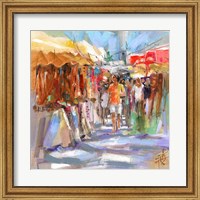 Framed Market Scene II