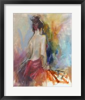 Mood Alizarine II Framed Print