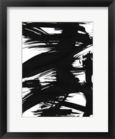 Framed Black Bamboo I