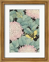 Framed Japanese Floral Design I
