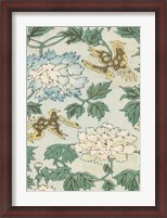 Framed Japanese Floral Design II