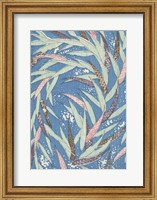 Framed Japanese Floral Design V