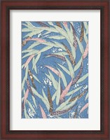 Framed Japanese Floral Design V