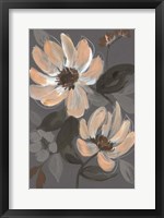 Framed Peach & Sienna Bouquet II