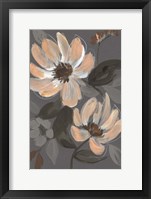 Framed Peach & Sienna Bouquet II
