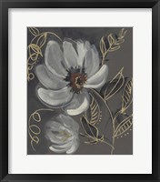Floral Filigree II Framed Print