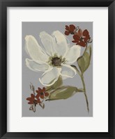 Subdued Floral I Framed Print