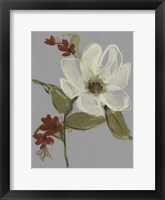 Subdued Floral II Framed Print