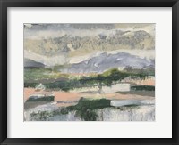 Textured Horizon II Framed Print