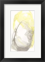 Framed Lemon & Grey Tandem I