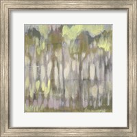 Framed 'Stained Glass Trees II' border=