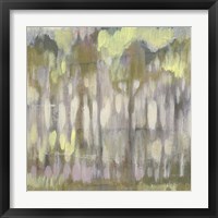 Framed 'Stained Glass Trees II' border=