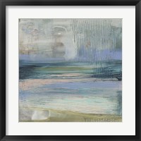 Textured Coastline I Framed Print