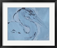 James River Heron I Framed Print