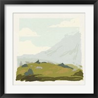 Framed 'Alpine Ascent IV' border=