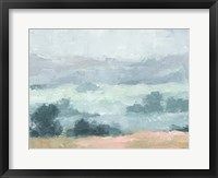 Pastel Valley I Framed Print