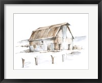 Roadside Barn I Framed Print