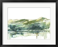 Across The Lake I Framed Print