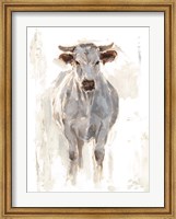 Framed Sunlit Cows I