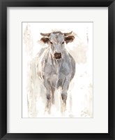 Sunlit Cows I Framed Print