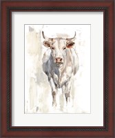 Framed Sunlit Cows II