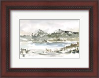 Framed Snow-capped Mountain Study I