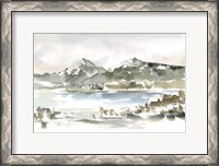 Framed Snow-capped Mountain Study I