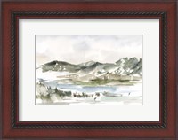 Framed Snow-capped Mountain Study II
