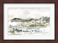 Framed Snow-capped Mountain Study II