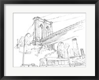 Pencil Cityscape Study I Framed Print