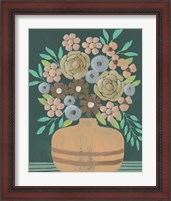 Framed 'Flower Garden Bouquet III' border=