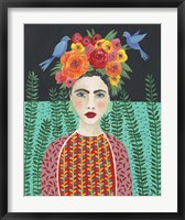 Framed Frida Headdress II