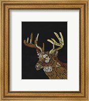 Framed 'Forest Dweller III' border=