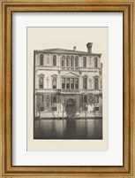 Framed Vintage Views of Venice I