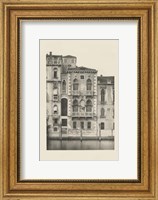 Framed Vintage Views of Venice III