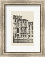 Framed Vintage Views of Venice III